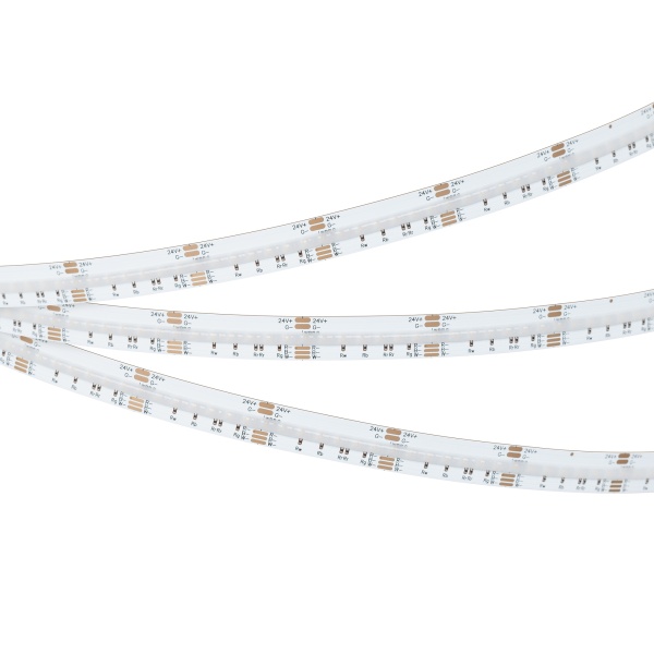 Лента CSP-X840-12mm 24V RGBW-Warm (17.2 W/m, IP20, 5m) (Arlight, 5 лет)