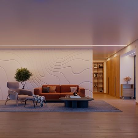 Профиль STRETCH-32-CEIL-CENTER-2000 WHITE (Arlight, Алюминий)