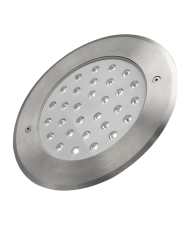 Светильник для бассейна встраиваемый, UG1818, AC12V  18W  IP68  Blue, сатин-никель