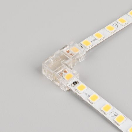 Коннектор угловой FIX-MONO-5mm-2pin-STS (Arlight, Прозрачный) Коннектор угловой FIX-MONO-5mm-2pin-STS (Arlight, Прозрачный)