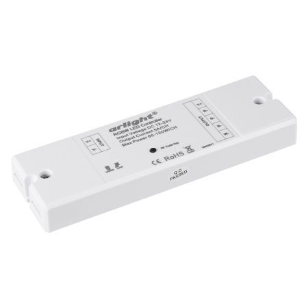 Контроллер SR-2839W White (12-24 В,240-480 Вт,RGBW,ПДУ сенсор)) (Arlight, IP20 Пластик, 1 год)
