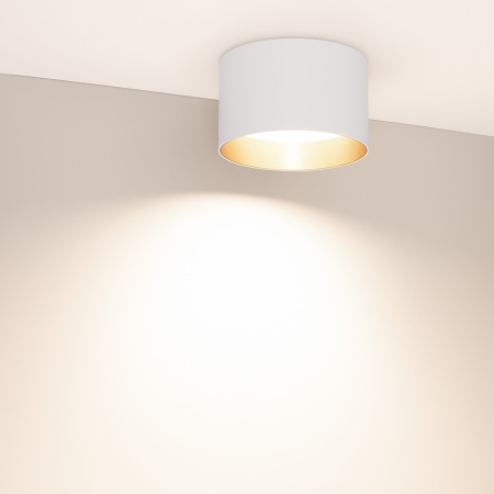 Светильник SP-BISCOTTO-R140-15W Warm3300-MIX (WH-GD, 80 deg, 230V) (Arlight, IP54 Металл, 5 лет) Светильник SP-BISCOTTO-R140-15W Warm3300-MIX (WH-GD, 80 deg, 230V) (Arlight, IP54 Металл, 5 лет)