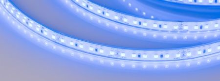 Лента RTW-5000PU-2835-120 24V Blue (10.5mm, 14.4W, IP68) (Arlight, Закрытый)