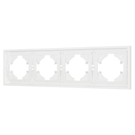 Рамка пластиковая FRM-TENDO-SFPL-4-WH (Arlight, -)