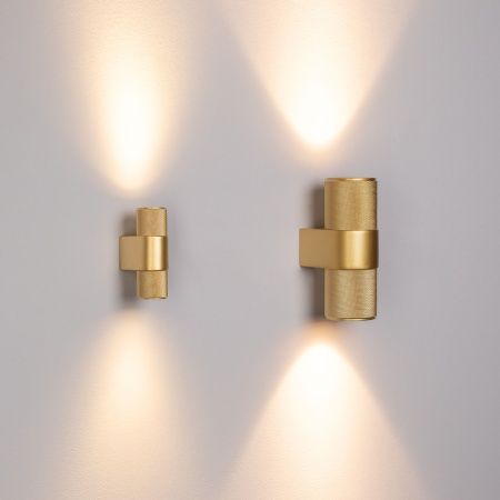 Светильник SP-SPICY-WALL-MINI-TWIN-S104x39-2x3W Warm3000 (GD, 40 deg, 230V) (Arlight, IP20 Металл, 3 года)