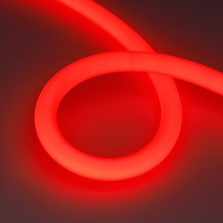 Лента герметичная MOONLIGHT-BLACK-TOP-G280-D25mm 24V RGB 360deg (14.4 W/m, IP65, 3m, wire x1) (Arlight, Вывод кабеля прямой)