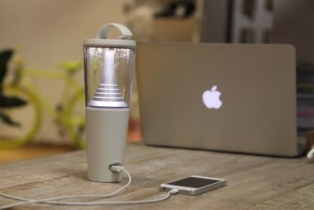 На солнечных батареях светильник Lutec, Белый, Модерн, P9003 W