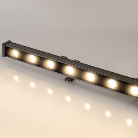 Светодиодный прожектор AR-LINE-1000S-18W-220V Warm (Grey, 30 deg) (Arlight, IP65 Металл, 3 года)