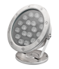 Светильник для водоемов, UG1463, DC12V  54W(18*3W) IP68  RGB, сатин-никель Светильник для водоемов, UG1463, DC12V  54W(18*3W) IP68  RGB, сатин-никель