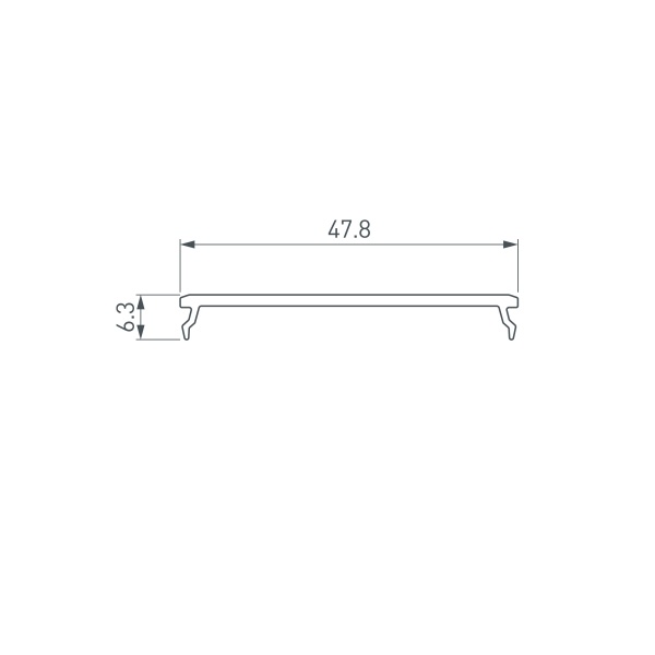 Экран SL-SEAMLESS-2500 OPAL (Arlight, Пластик)