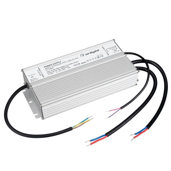 Блок питания ARPV-UH24600-PFC-DALI2-PH (24V, 25A, 600W) (Arlight, IP67 Металл, 7 лет) Блок питания ARPV-UH24600-PFC-DALI2-PH (24V, 25A, 600W) (Arlight, IP67 Металл, 7 лет)
