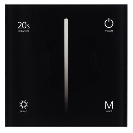 Панель SMART-P35-DIM-IN Black (230V, 0-10V, Sens, 2.4G) (Arlight, IP20 Пластик, 5 лет)