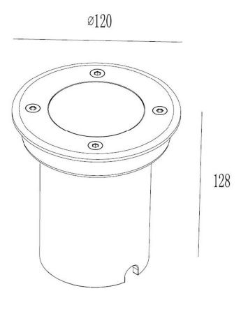 Встраиваемый светильник YAOHUA LUX, W77253 SS Встраиваемый светильник YAOHUA LUX, W77253 SS