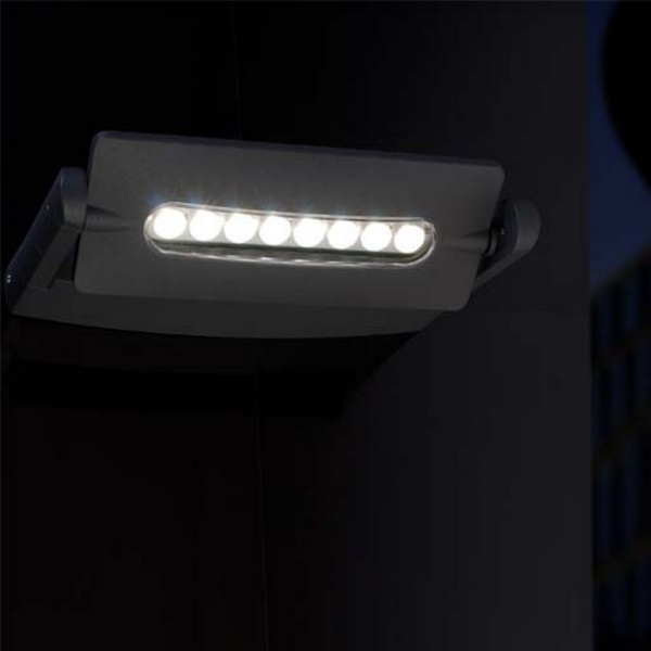 Настенный светильник Lutec, Темно-серый         , Модерн, W6144-1 Gr