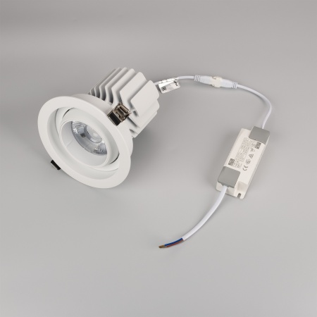 Светильник MS-VORTEX-BUILT-R135-30W Day4000 (WH-WH, 30 deg, 230V) (Arlight, IP20 Металл, 5 лет)