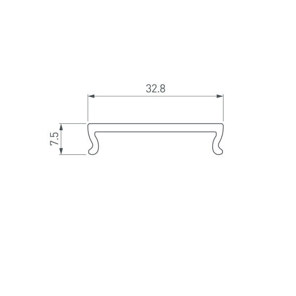 Экран ARH-LINE-3750A-2000 CLEAR (Arlight, Пластик)