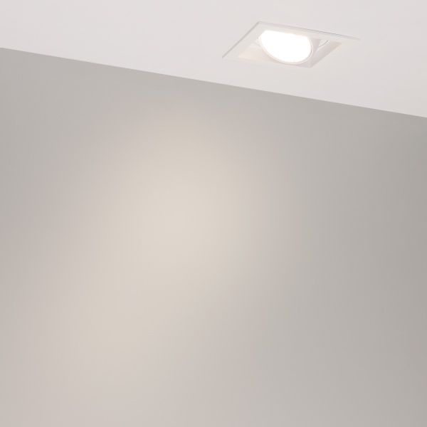 Светильник MS-VORTEX-BUILT-S117x117-20W Day4000 (WH-WH, 20 deg, 230V) (Arlight, IP20 Металл, 5 лет)