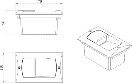 Встраиваемый светильник, G3863