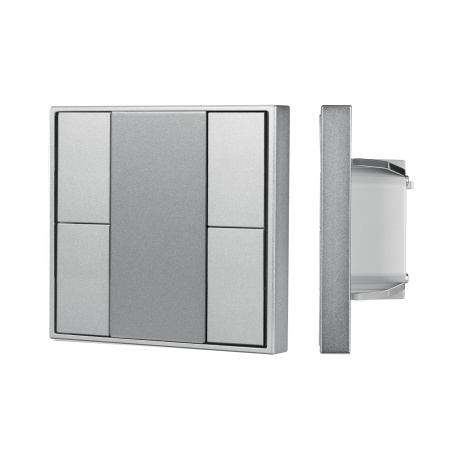 INTELLIGENT ARLIGHT Кнопочная панель DALI-201-23-4K-D2-IN Silver (BUS, Frame) (IARL, IP20 Металл, 3 года)