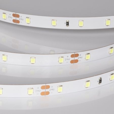 Лента RT-A60-8mm 24V Ice Blue (4.8 W/m, IP20, 5m) (Arlight, -)