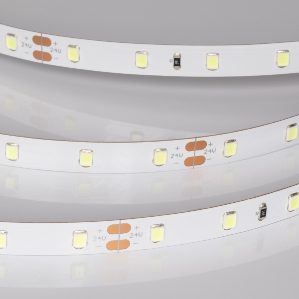 Лента RT-A60-8mm 24V Ice Blue (4.8 W/m, IP20, 5m) (Arlight, -)