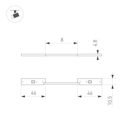 Коннектор гибкий MAG-MICROCOSM-CON-FLEX-POWER (BK) (Arlight, IP20 Пластик, 3 года) Коннектор гибкий MAG-MICROCOSM-CON-FLEX-POWER (BK) (Arlight, IP20 Пластик, 3 года)