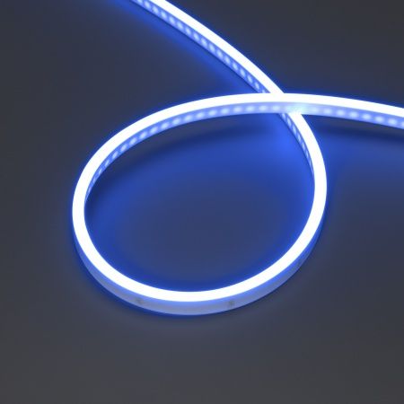 Лента герметичная WAVE-SIDE-PU-H120-06x12mm 24V RGB (8 W/m, IP68, 5m, wire x2) (Arlight, Вывод боковой, 3 года)