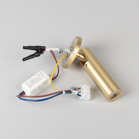 Светильник SP-READER-NB-R60-3W Warm2700 (GD, 20 deg, 230V) (Arlight, IP20 Металл, 3 года)