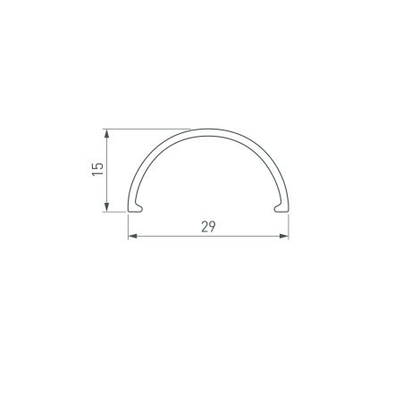 Экран матовый ROUND-D30-DUAL-2000 OPAL (Arlight, Пластик) Экран матовый ROUND-D30-DUAL-2000 OPAL (Arlight, Пластик)