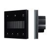 INTELLIGENT ARLIGHT Сенсорная панель SMART-DALI-301-11-1G-4SC-DIM-IN Black (BUS/24V, Touch, 2.4G) (IARL, IP20 Пластик, 5 лет)