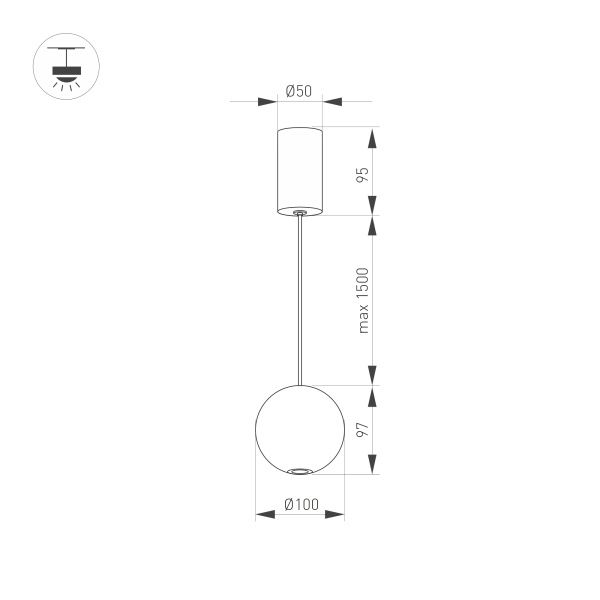 Светильник SP-ELEMENTA-ORB-R100-9W Warm3000 (WH, 39 deg, 230V) (Arlight, IP40 Металл, 3 года) Светильник SP-ELEMENTA-ORB-R100-9W Warm3000 (WH, 39 deg, 230V) (Arlight, IP40 Металл, 3 года)