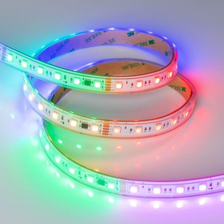 Лента герметичная DMX-PS-B60-15mm 24V RGB-PX6 (15W/m, IP67, 5060, 5m) (Arlight, бегущий огонь) Лента герметичная DMX-PS-B60-15mm 24V RGB-PX6 (15W/m, IP67, 5060, 5m) (Arlight, бегущий огонь)