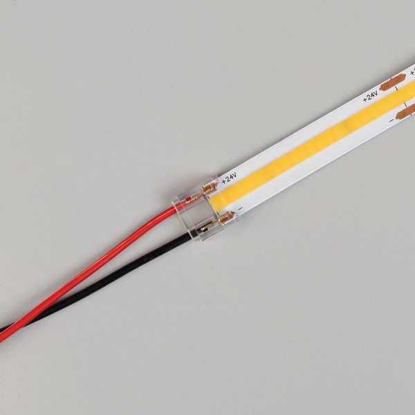 Коннектор COB-MONO-10mm-2pin-STW (Arlight, Прозрачный) Коннектор COB-MONO-10mm-2pin-STW (Arlight, Прозрачный)