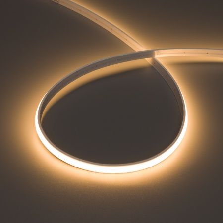 Лента герметичная MOONLIGHT-TOP-M280-10x5mm 24V Warm2700 (15 W/m, IP65, 5m, wire x1)  (Arlight, Вывод кабеля прямой)