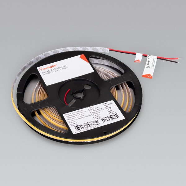 Лента COB-X544-8mm 24V Day4000 (11 W/m, IP20, 5m, FreeСut) (Arlight, Свободная резка) Лента COB-X544-8mm 24V Day4000 (11 W/m, IP20, 5m, FreeСut) (Arlight, Свободная резка)