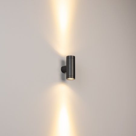 Светильник LGD-RAY-WALL-TWIN-R46-2x3W Warm3000 (GR, 24 deg, 230V) (Arlight, IP65 Металл, 3 года)