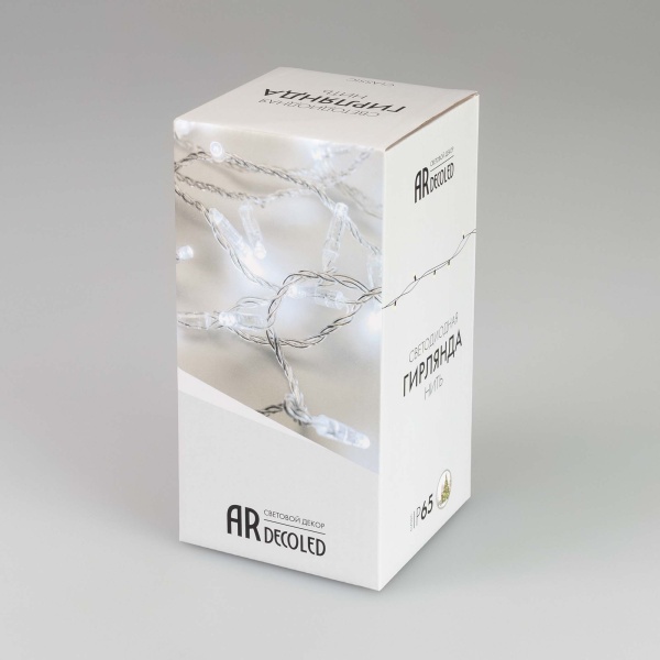 Светодиодная гирлянда ARD-STRING-CLASSIC-10000-WHITE-100LED-PULSE Warm (230V, 7W) (Ardecoled, IP65)