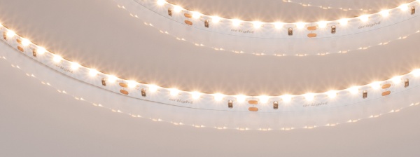 Лента RS-S120-8mm 24V Warm3000 (9.6 W/m, IP20, 3014, 5m) (Arlight, боковое свечение)