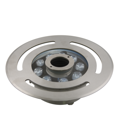 Светильник для фонтанов, UG8309, AC12V 9W IP68 WH, сатин-никель