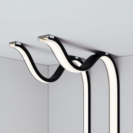 Профиль ARH-BENT-W11-2000 ANOD BLACK (Arlight, Алюминий)