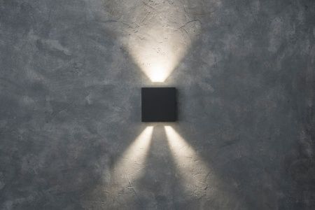 Светильник наcтенный "Фокус", WC2129, LED 10W 4000К IP54, черный Светильник наcтенный "Фокус", WC2129, LED 10W 4000К IP54, черный
