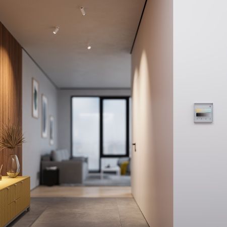 INTELLIGENT ARLIGHT Сенсорная панель SMART-DALI-301-11-1G-4SC-DIM-IN Black (BUS/24V, Touch, 2.4G) (IARL, IP20 Пластик, 5 лет)