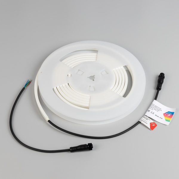 Лента герметичная WAVE-SIDE-PU-H120-06x12mm 24V RGB (8 W/m, IP68, 3m, wire x1) (Arlight, Вывод боковой, 3 года) Лента герметичная WAVE-SIDE-PU-H120-06x12mm 24V RGB (8 W/m, IP68, 3m, wire x1) (Arlight, Вывод боковой, 3 года)