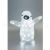 Фигура 3D "пингвиненок" светодиодная с адаптером и сетевым шнуром, H:30см. 40 LED белого цвета (D6001)