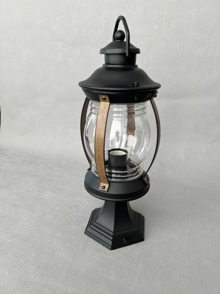 Светильник садово-парковый "Варна", G3964, 1*Е27 60W  IP44 h=0.46m, black+ wood Светильник садово-парковый "Варна", G3964, 1*Е27 60W  IP44 h=0.46m, black+ wood