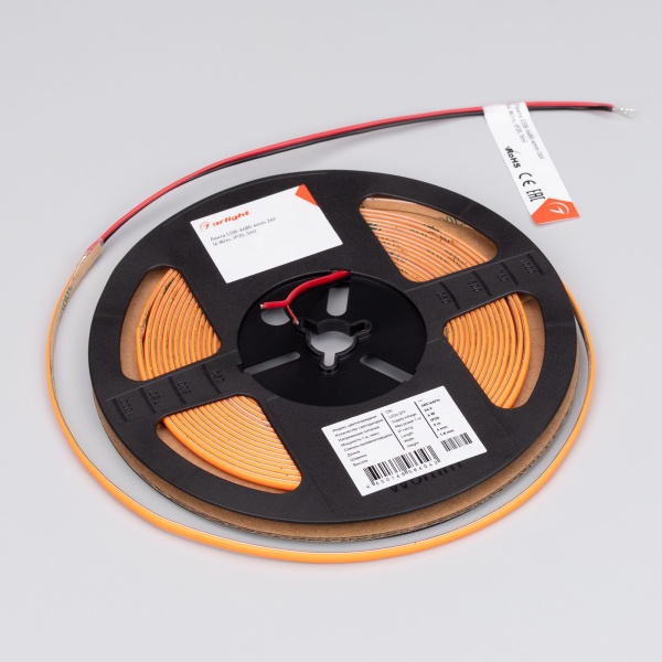 Лента COB-X480-4mm 24V Orange (4 W/m, IP20, 5m) (Arlight, -)