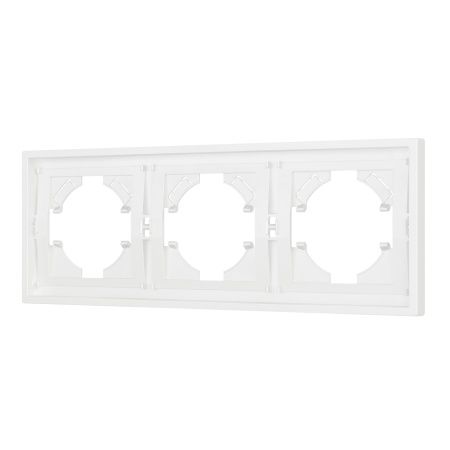 Рамка пластиковая FRM-TENDO-SFPL-3-WH (Arlight, -)
