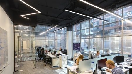 Подвесной светильник зигзаг белый SILED SNAKE-01-PROF 640х210х50х70 (25 Вт)