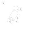 Светильник SP-POLO-SURFACE-FLAP-R65-8W Warm3000 (WH-WH, 40 deg) (Arlight, IP20 Металл, 5 лет)