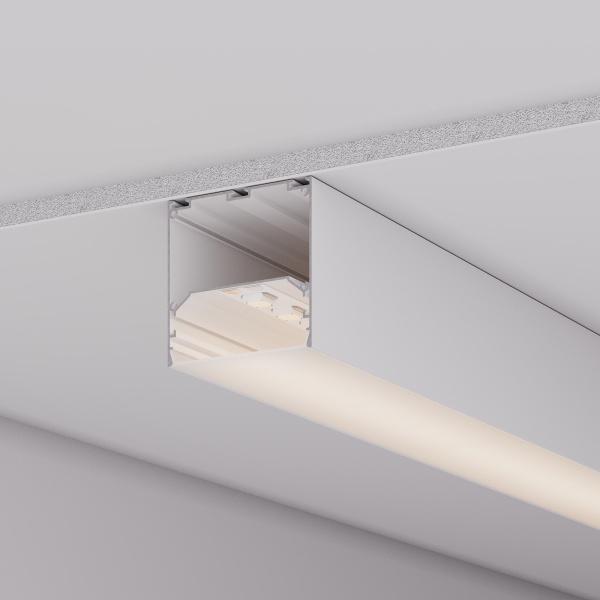 Профиль LINE-M-7575-2500 WHITE (Arlight, Алюминий)